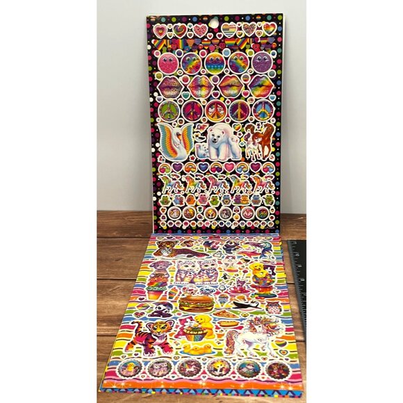 2019 Lisa Frank Over 600 Stickers Colorful Collectible Sticker Book - Picture 3 of 6